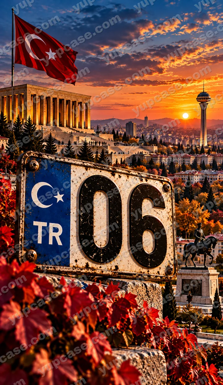 06 Ankara – Ankara Plakalı Anıtkabir Temalı Telefon Kılıfı telefon kılıfı