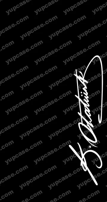 Atatürk Signature – Minimalist İmzalı Telefon Kılıfı telefon kılıfı
