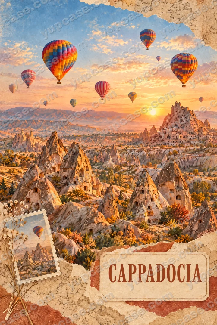 Kapadokya Kartpostal telefon kılıfı