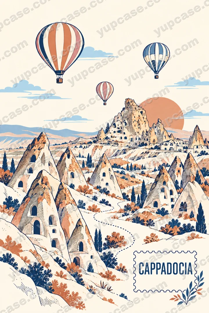 Kapadokya Rota telefon kılıfı