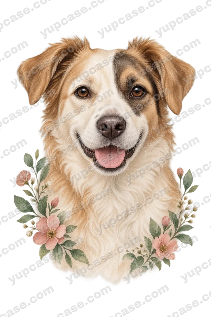 Köpek Portre telefon kılıfı