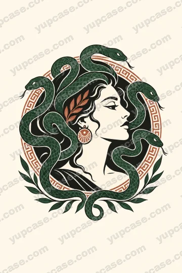 Medusa Çizgi telefon kılıfı