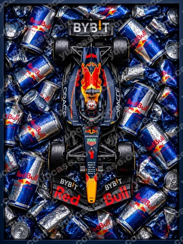 Red Bull Racing Energy – F1 Yarış Arabası ve Enerji İçeceği Desenli Telefon Kılıfı telefon kılıfı