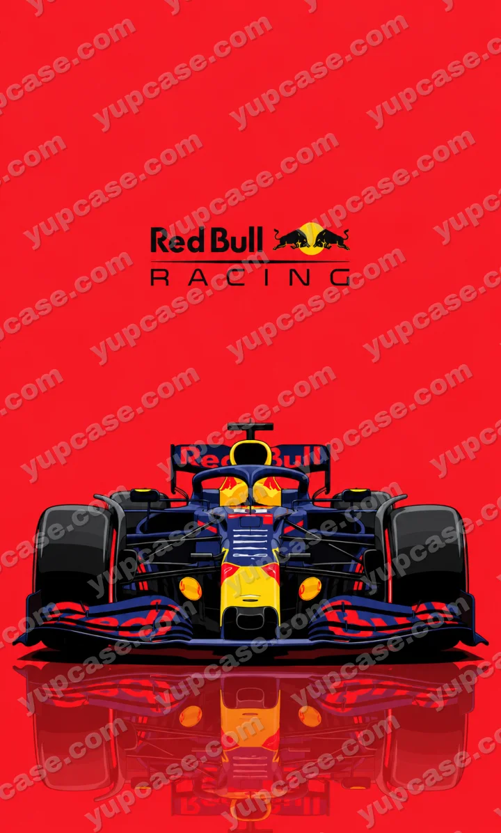 Red Bull Racing – Kırmızı F1 Yarış Arabası Telefon Kılıfı telefon kılıfı