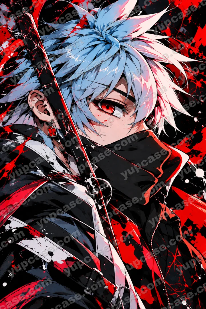 Red Shadow Anime Telefon Kılıfı telefon kılıfı