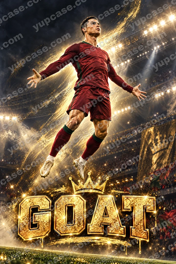Ronaldo GOAT Aksiyon telefon kılıfı