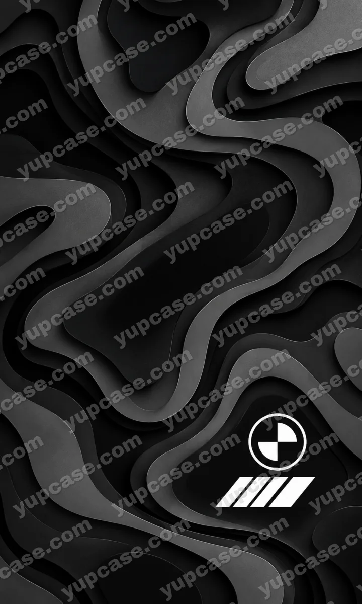 Shadow Motorsport – Siyah Gri Topografik Desenli Telefon Kılıfı telefon kılıfı