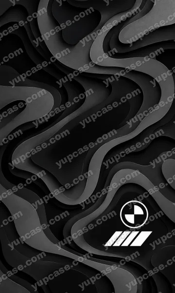 Shadow Motorsport – Siyah Gri Topografik Desenli Telefon Kılıfı telefon kılıfı