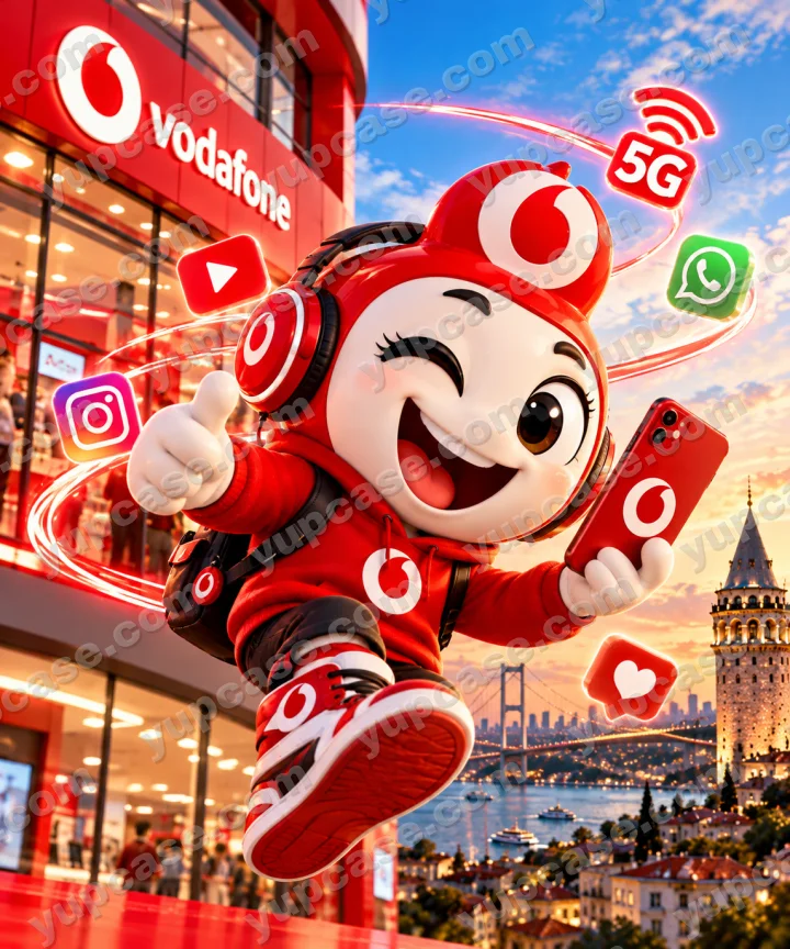 Vodafone Buddy – Eğlenceli Teknoloji Telefon Kılıfı telefon kılıfı