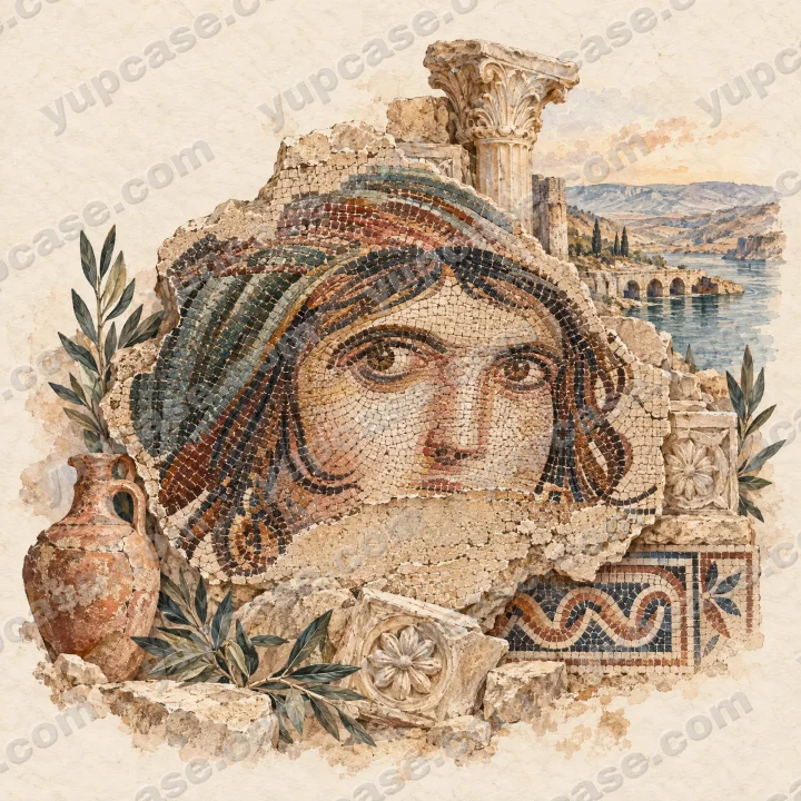 Zeugma Mozaik telefon kılıfı